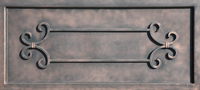 Bronze faux finish