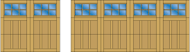 E206S - All City Garage Door - Northwest Door Garage Doors - Builder Collection Options