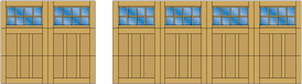 E208S - All City Garage Door - Northwest Door Garage Doors - Builder Collection Options