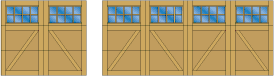 EA08S - All City Garage Door - Northwest Door Garage Doors - Builder Collection Options