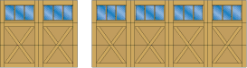 EX03S - All City Garage Door - Northwest Door Garage Doors - Builder Collection Options