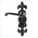 Fluer-de-Lis lever handle